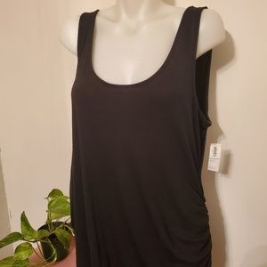 NWT XL Maternity Old Navy maxi black dress